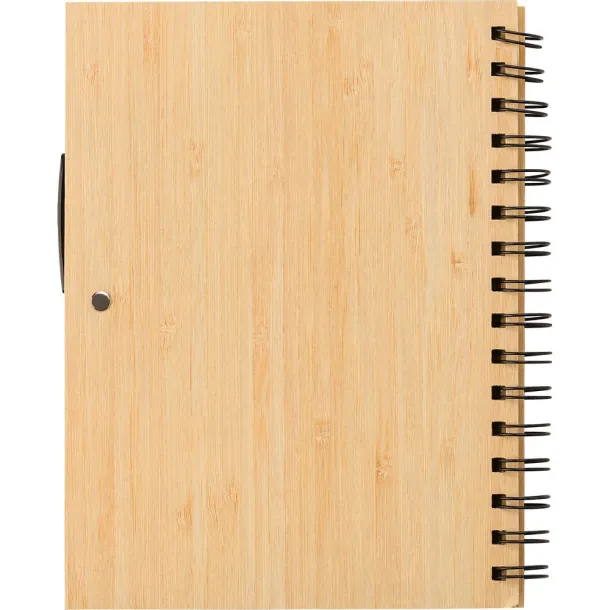  Notes od bambusa s kemijskom olovkom, A5 wood