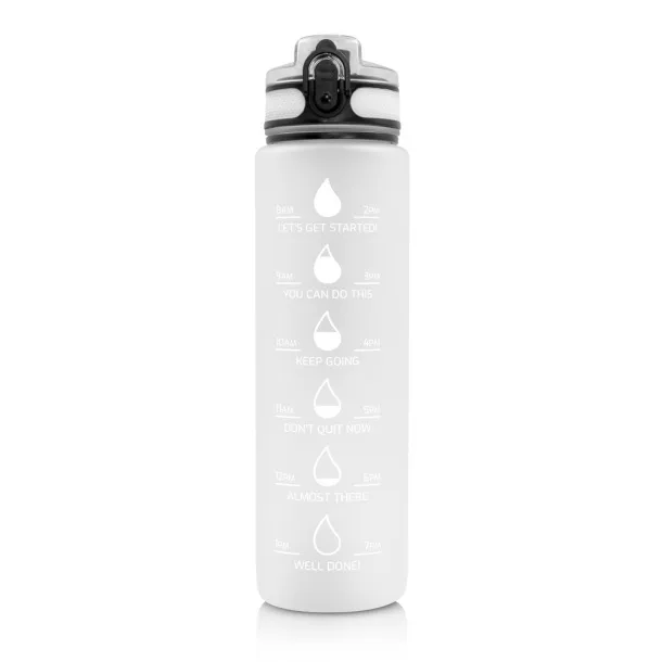 Bennie motivacijska boca, 1000 ml Bijela
