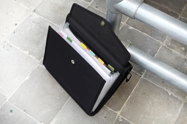  Conference folder A4 with notebook Crna