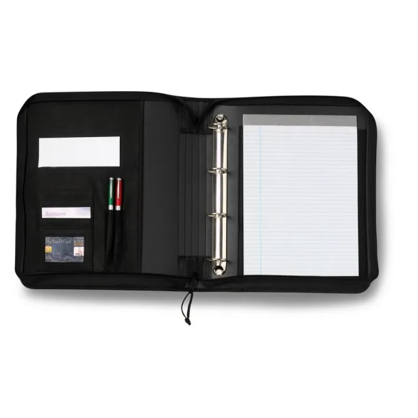  Conference folder A4 with notebook Crna