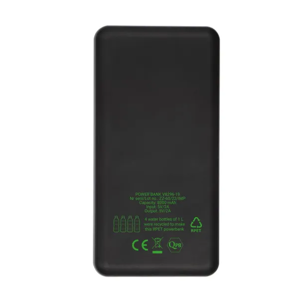  RPET prijenosna baterija, 8 000 mAh A69F99