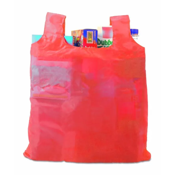  Foldable shopping bag Crvena