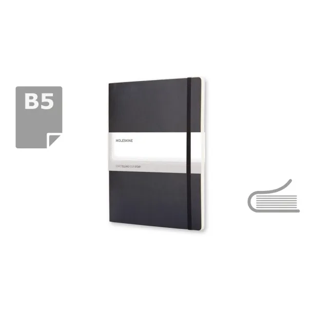  MOLESKINE notes, cca A4 Crna