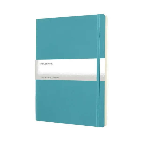  MOLESKINE notes, cca A4 turquoise