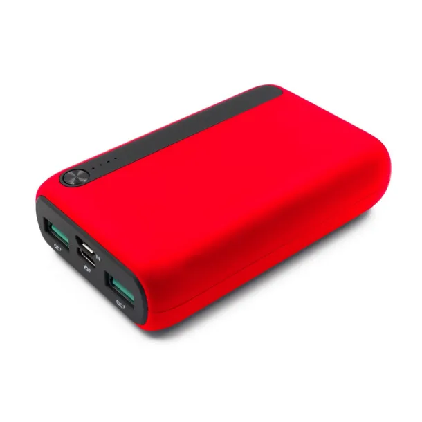 Dashonte Prijenosna baterija, 10 000 mAh Crvena