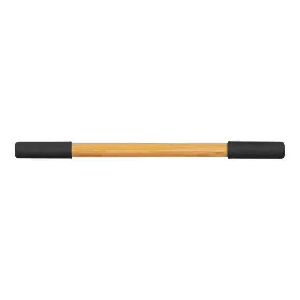 Mikayla Bamboo ball pen 2 in 1, "infinity" pencil Crna