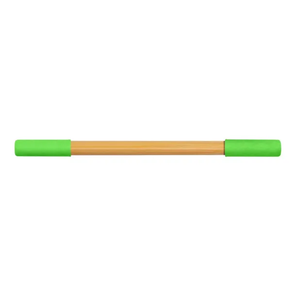 Mikayla 2u1 beskonačna i kemijska olovka od bambusa light green