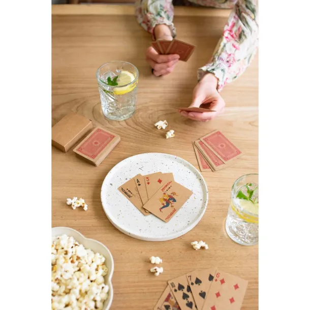  Recycled paper playing cards brown