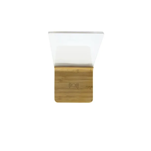  Bamboo wireless charger 10W, photo frame Neutral