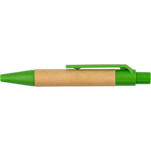  Set ljepljivih bilješki s blokićem cca A6 i kemijskom olovkom light green