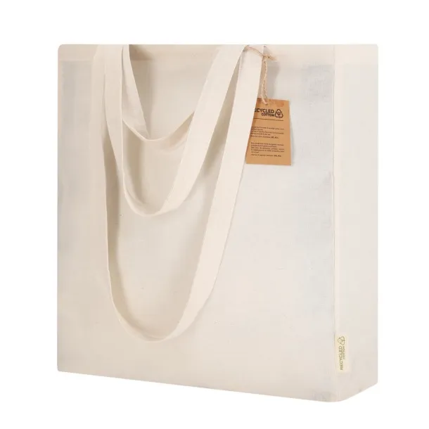  Recycled cotton shopping bag beige