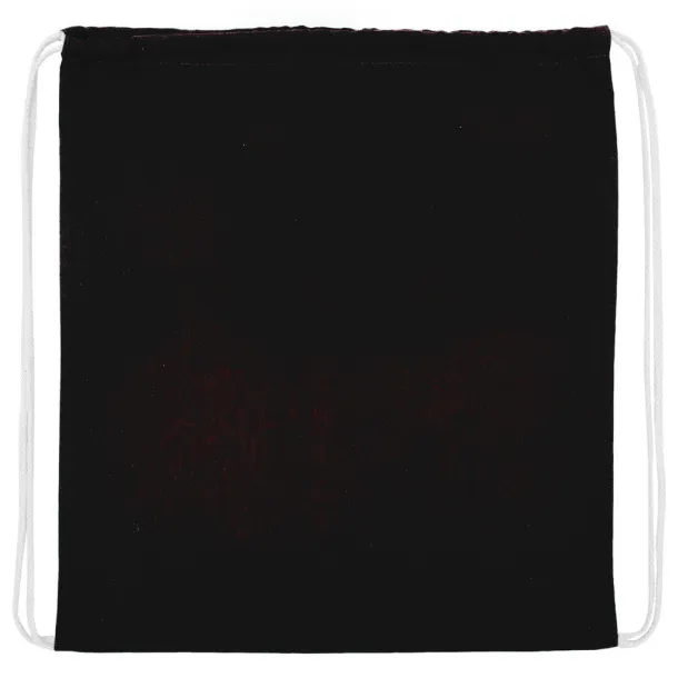  Cotton drawstring bag Crna