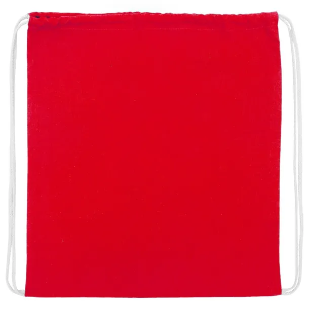  Cotton drawstring bag Crvena