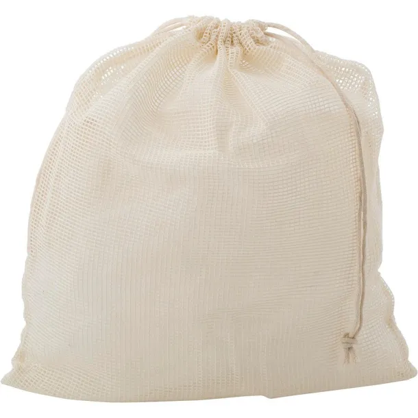  Organic cotton bag for fruits and vegetables, 3 pcs Neutral
