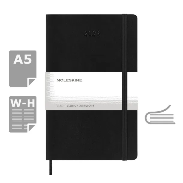 MOLESKINE notes, cca A5 Crna