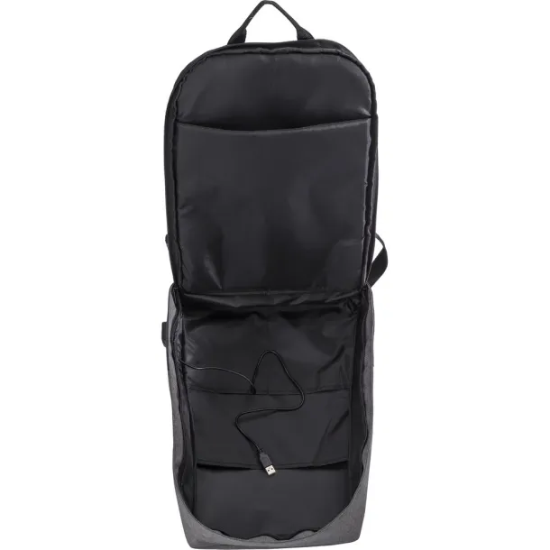  Anti-theft backpack, 15" laptop compartment Crna