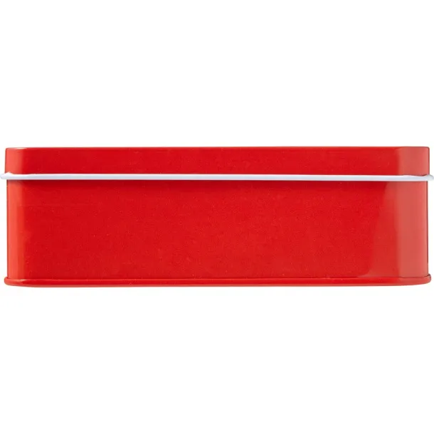  First aid kit in tin Crvena