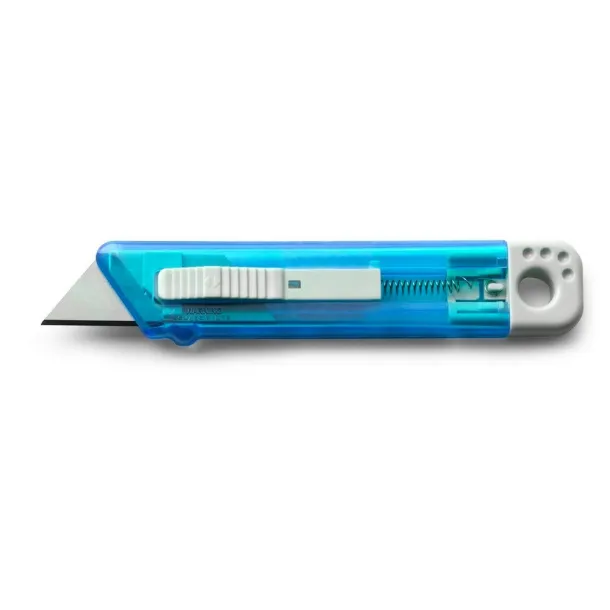  Cutter with safety mechanism light blue