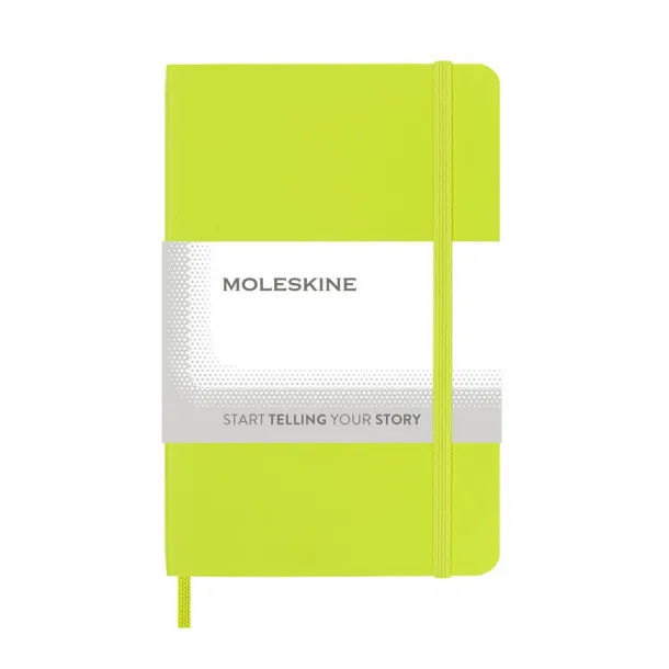  MOLESKINE notes, cca A6 Limeta