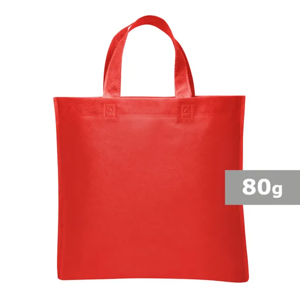  Torba za kupovinu - 80 g/m² Crvena