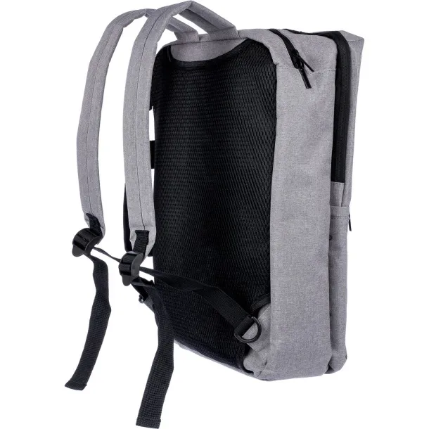  RPET laptop backpack 15" brown