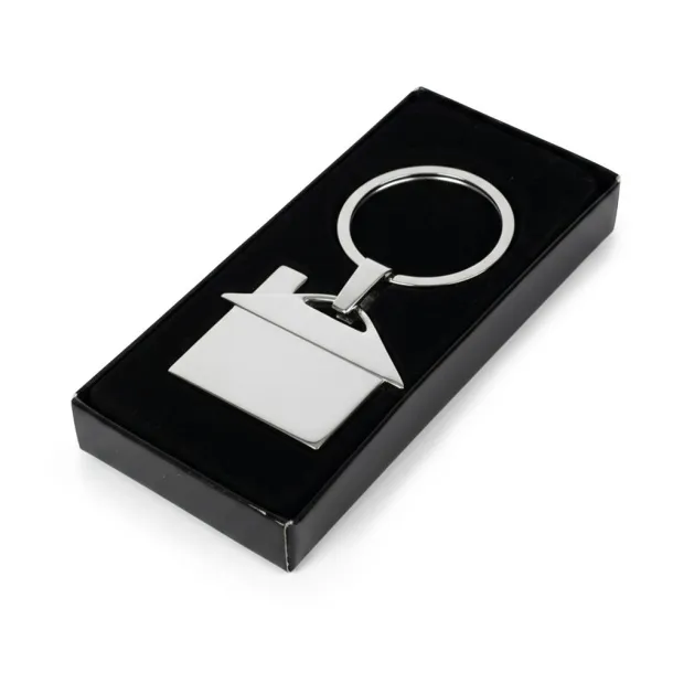  Keyring "house" silver