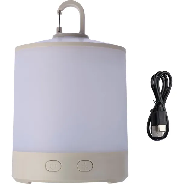  Višenamjenska LED svjetiljka za kampiranje s RGB efektima Bijela
