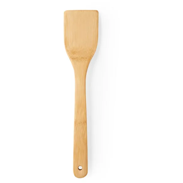  Bamboo kitchen spatula brown