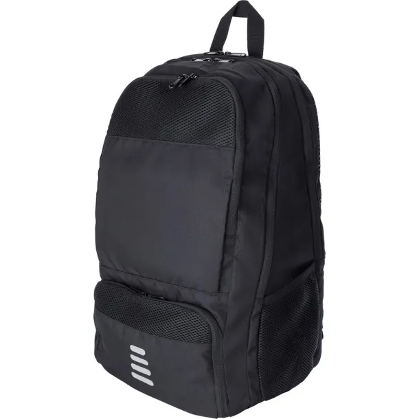  RPET sportski ruksak za 15" laptop i rekete Crna