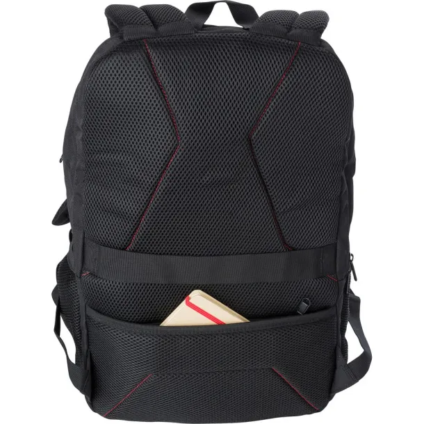  RPET laptop backpack 15" Crna