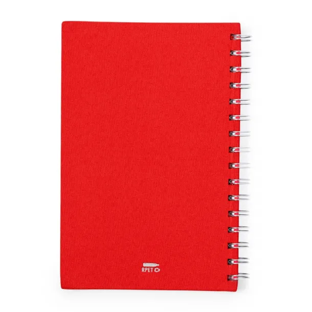  RPET notebook A5 Crvena