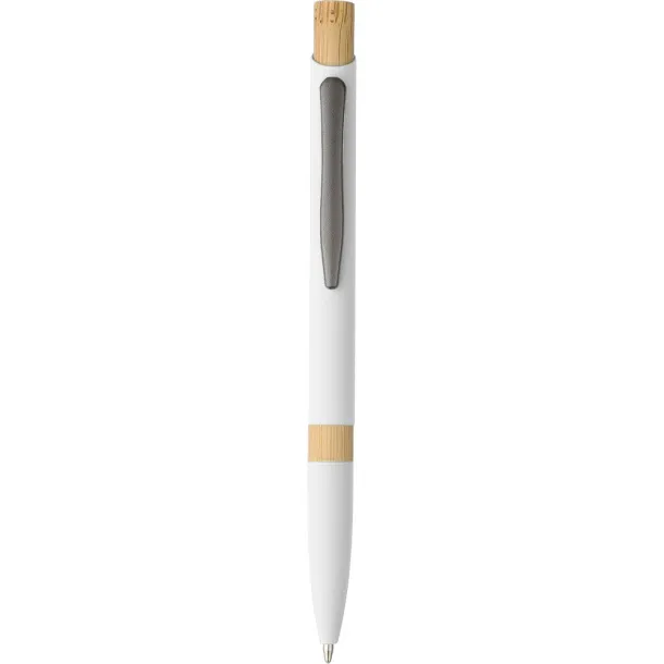  Recycled aluminium ball pen Bijela