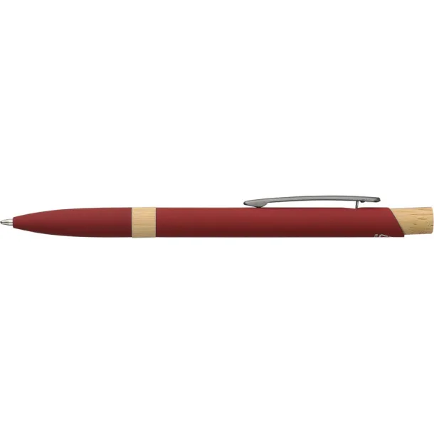  Kemijska olovka od recikliranog aluminija burgundy