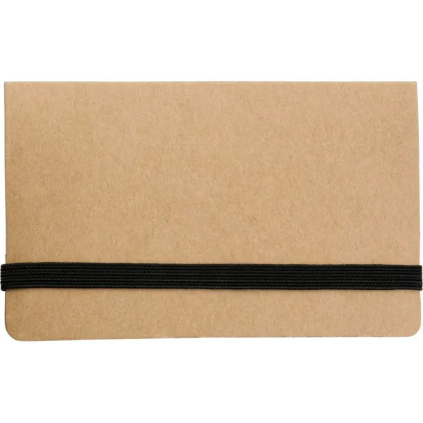  Memo holder, sticky notes light brown