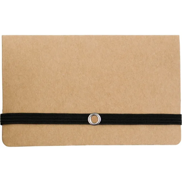  Memo holder, sticky notes light brown