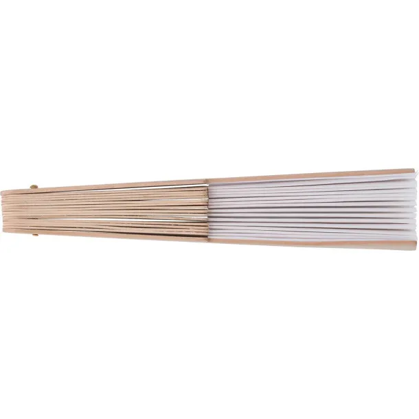  RPET hand fan Bijela
