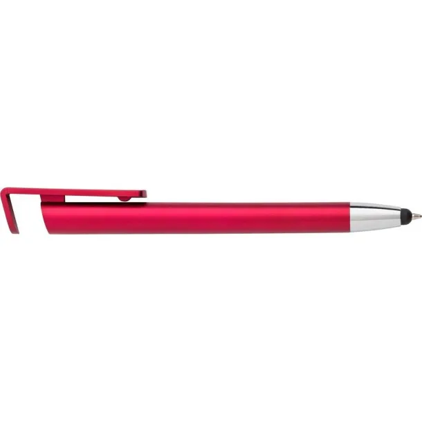  Ball pen, touch pen, phone stand Crvena