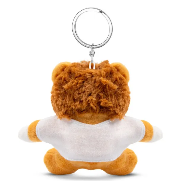 Rex Plush lion, keyring light brown