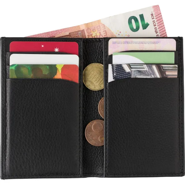  Credit card holder, RFID protection Crna