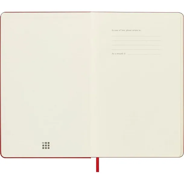  MOLESKINE notes, cca A5 Crvena