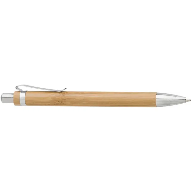  Writing set, bamboo ball pen with touch pen and mechanical pencil brown
