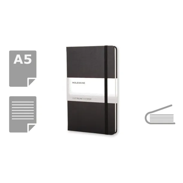  MOLESKINE Notebook approx. A5 Crna