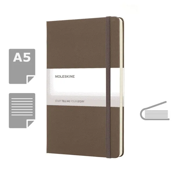  MOLESKINE notes, cca A5 brown