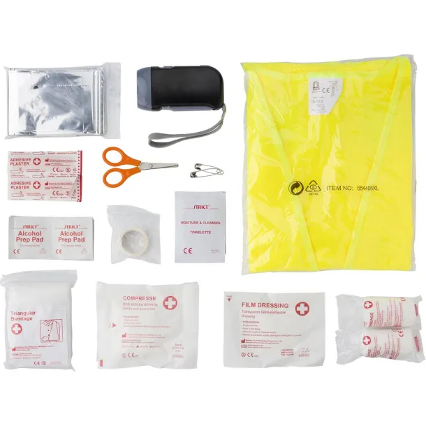  Car emergency first aid kit, 40 pcs Crvena