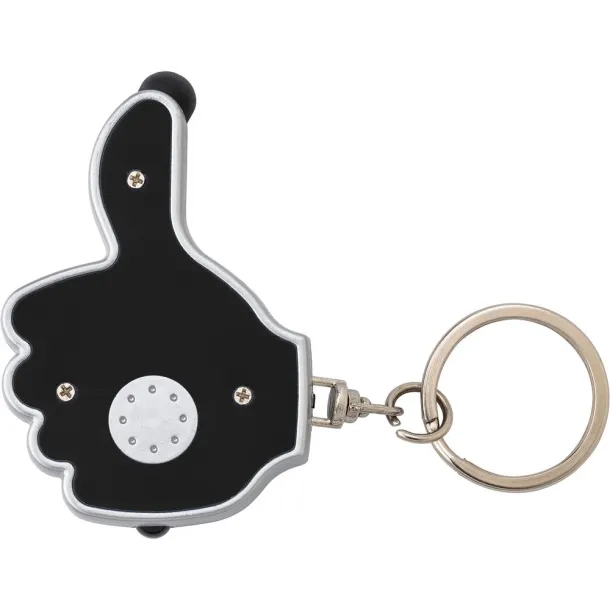  Keyring, touch pen "like it" with LED light Crna