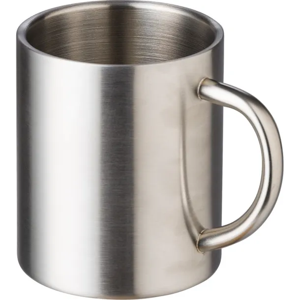  Metal mug 300 ml silver