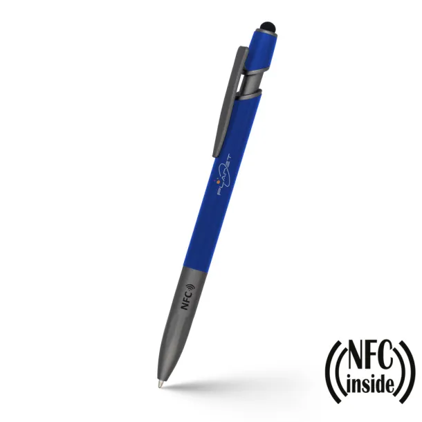 Teagan Ball pen with NFC chip navy blue