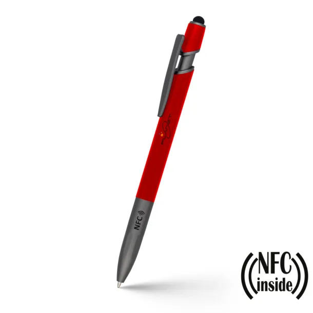 Teagan Ball pen with NFC chip Crvena