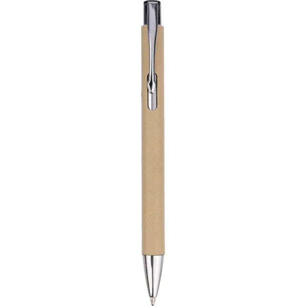  Recycled paper ball pen brown