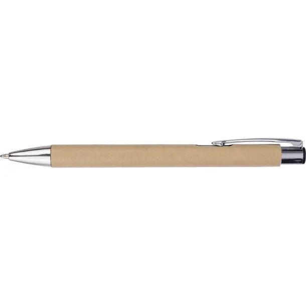  Recycled paper ball pen brown